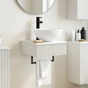 Lavabo da Parete Bianco 40 x 41 x 40,5 cm Legno ingegnerizzato