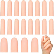Protezioni per le dita 20 pezzi - Silicone - Impronte d'acqua - Protezione per le punte delle dita - Eczeema delle mani - Materiale gel di alta qualità