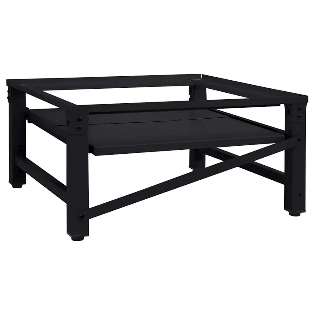 Pedestallo per Lavatrice Nero 62 x 60,5 x 32,5 cm Acciaio 42022040