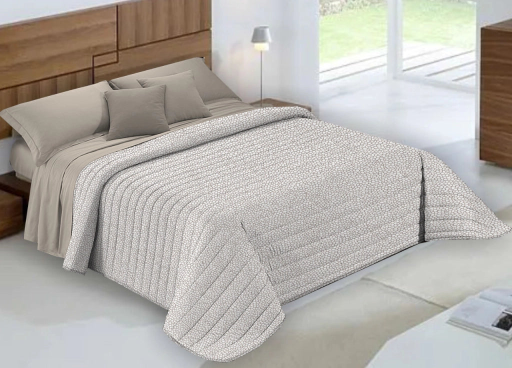 Quilt Trapuntino Piumino Estivo 100gr/mq Microfibra Diadema Borbon - Singolo - Beige 1