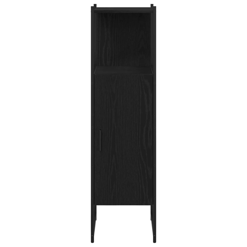 Set di mobili per il bagno 3 pcs Nero Legno multistrato 3334369