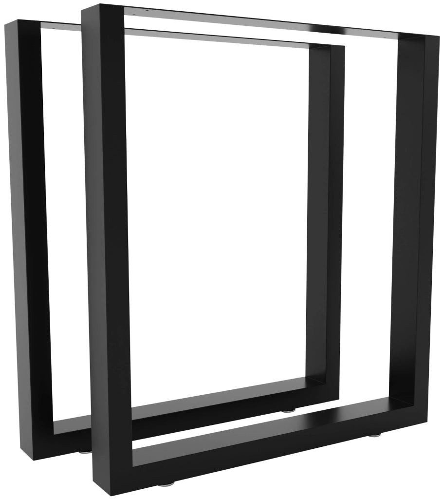Set di 2 gambe per tavolino Velden nero,30 cm