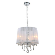 Lampadario Italux Cornelia 3 luci cristallo cromato