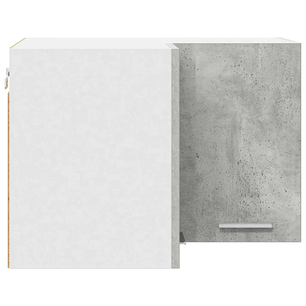 Armadio pensile Grigio Cemento e Bianco 57 x 57 x 40 cm