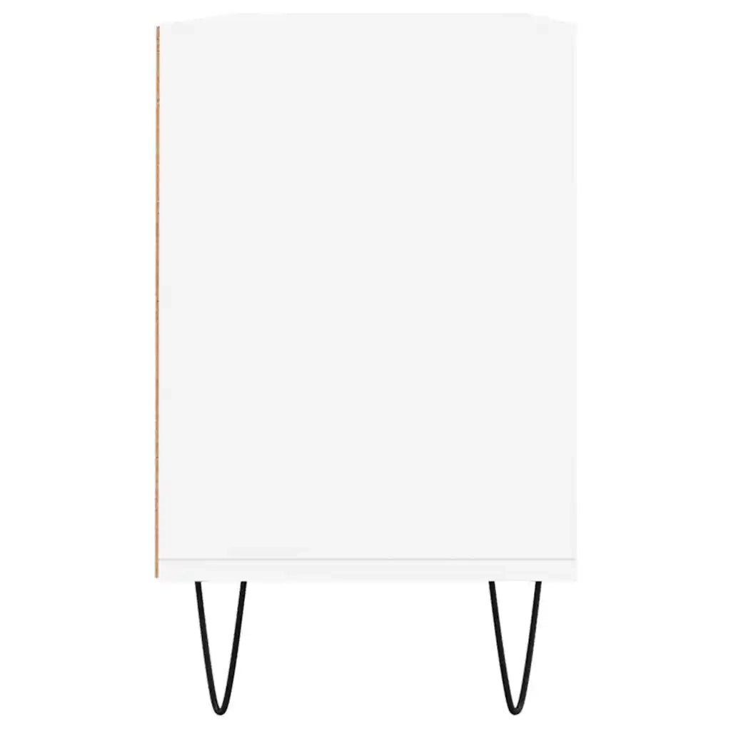 Mobile Porta TV Bianco 103,5x30x50 cm in Legno Multistrato 826988