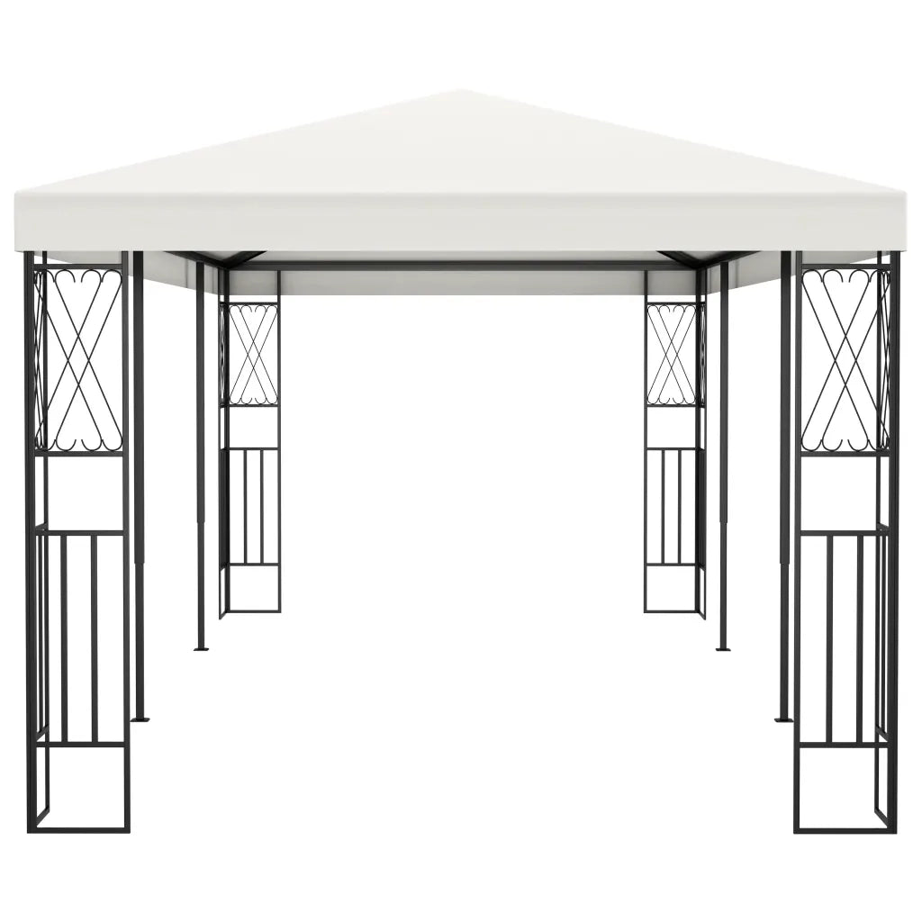 Gazebo 3x6 m Crema in Tessuto 48009