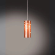 Sospensione Moderna Pois Polilux ® Rame Materie Plastiche Bianco 1 Luce E27