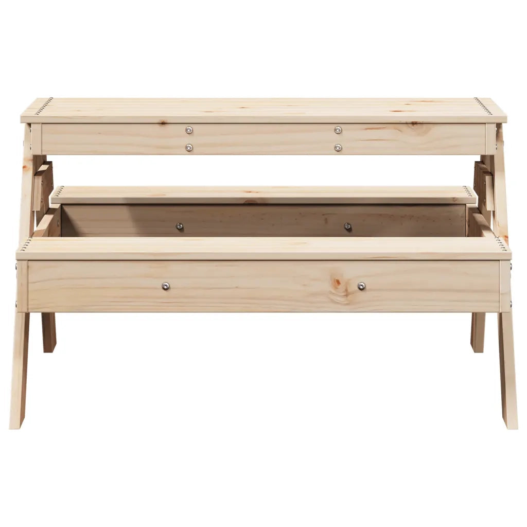 Tavolo da Picnic per Bambini 88x97x52 cm Legno Massello di Pino 832596