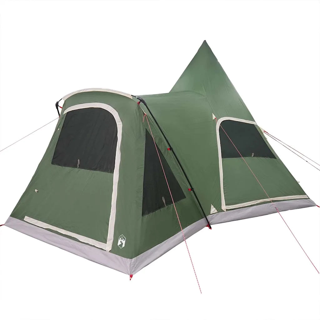 Tenda Teepee per 5 Persone con tetto Verde 545 x 450 x 295 cm