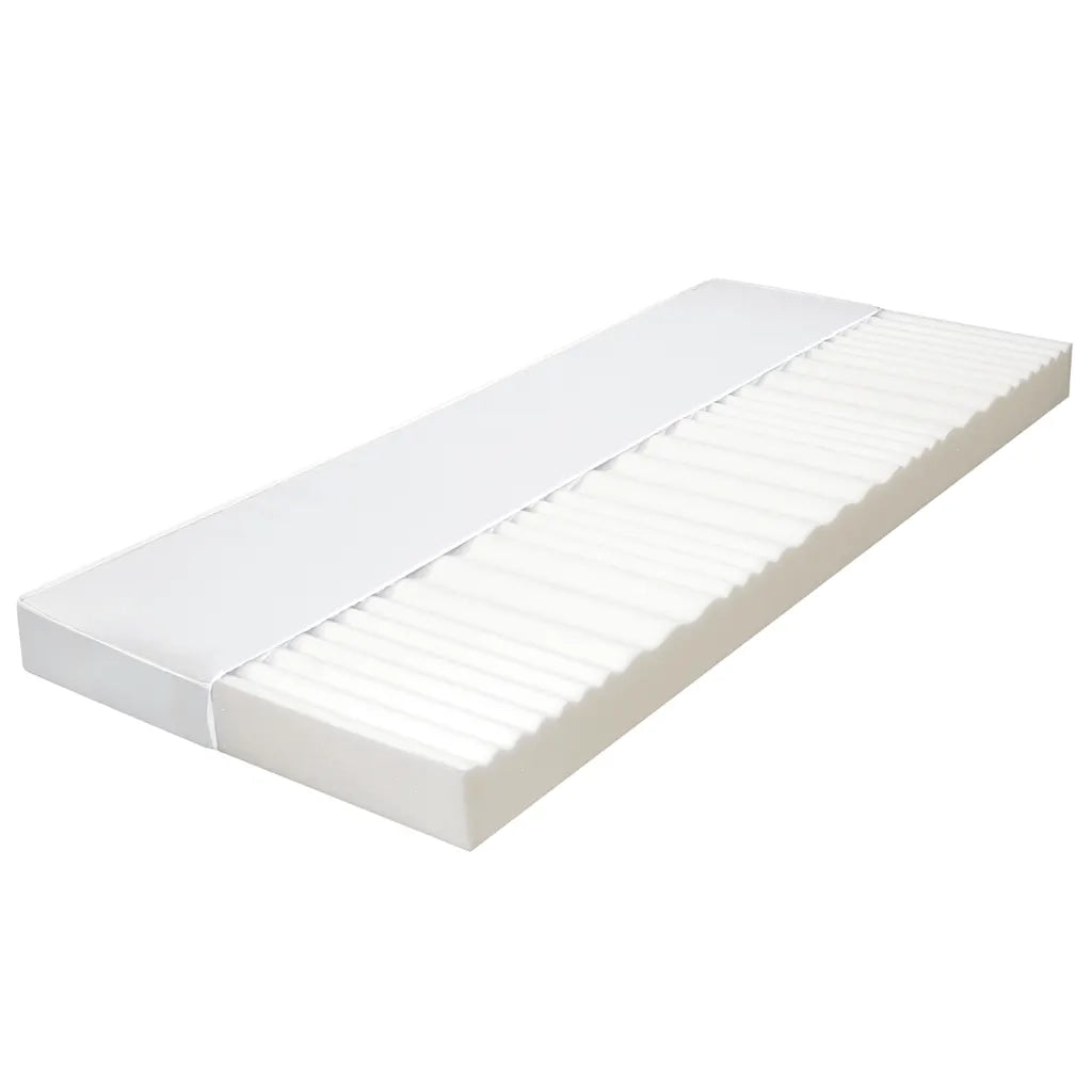 Materasso 100x200 cm 7 Zone Schiuma di Poliuretano 10 cm H2 H3 cod mxl 53619
