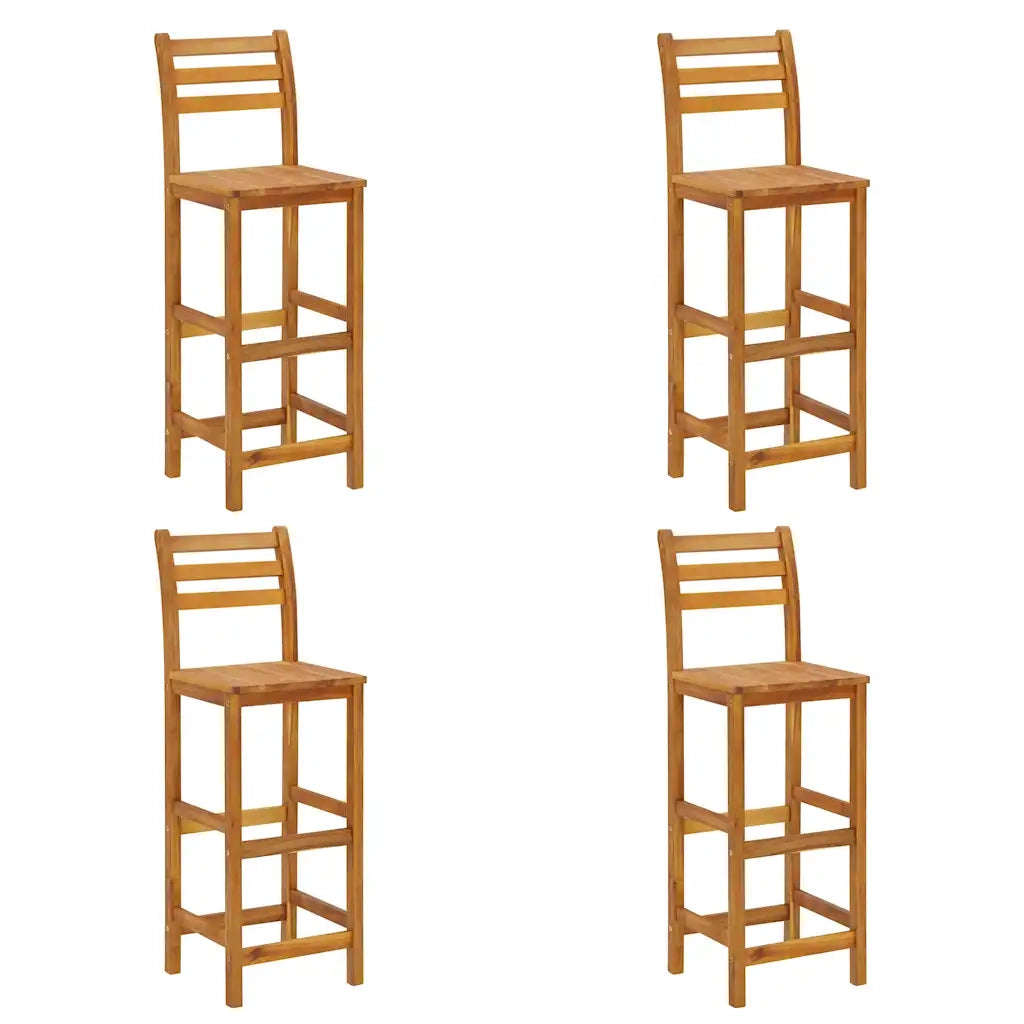 Set da Bar da Giardino 5 pz in Legno Massello di Acacia 3154383