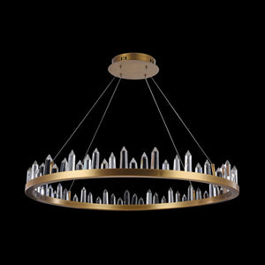 Lampada pendente Modern in Metallo Gletscher Ottone