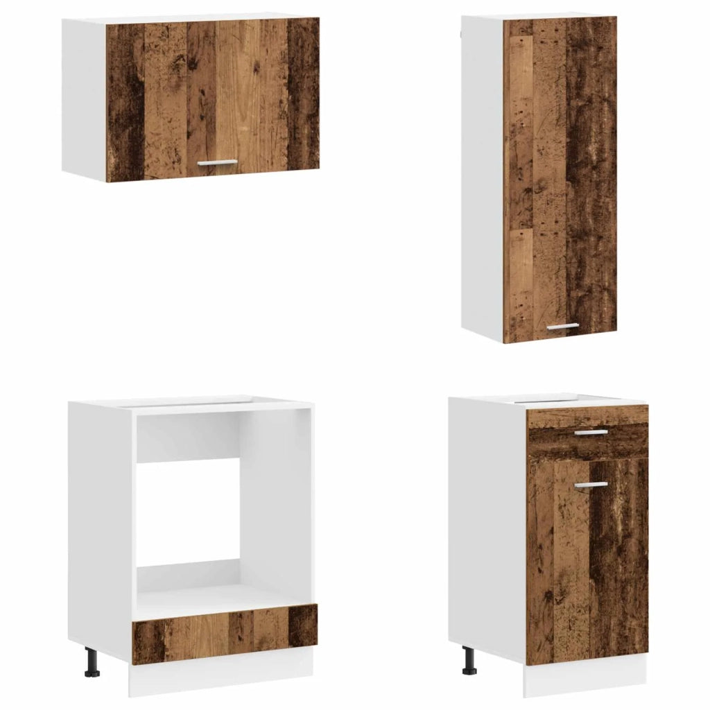 Unità Cucina LYON 8 pcs Legno antico Legno ingegnerizzato 3438217