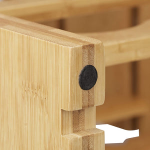 Portabottiglie impilabile su 6 livelli 86 cm bambù 13_0002171