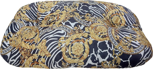 Cuscino ovale per cani e gatti - Morbido letto in velluto non sfoderabile - Letto interno dal design Animalier - Made in Italy (Versus)