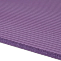 Tappetino yoga spessore 1 cm cinturino in gomma trasporto ginnastica pilates aerobica viola 13_0002843_8