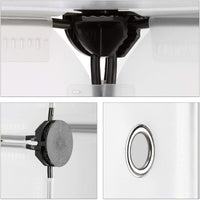 Scaffale per armadio scarpiera portascarpe in plastica modulare 12 paia trasparente 13_0001661