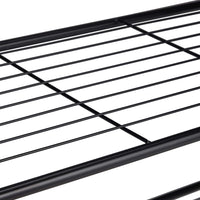 Armadio guardaroba su ruote con ripiani neri 13_0001956