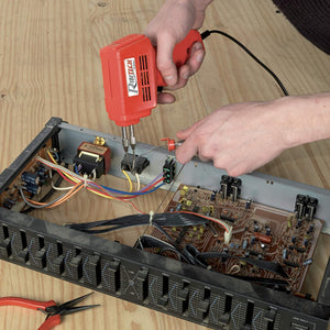 SALDATORE ISTANTANEO PISTOLA SALDATRICE FILO A STAGNO SALDATURE 100W RIBIMEX PRSOUDKIT