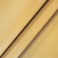 Ecopelle Lucida Similpelle 140x340 cm Rivestimento Pelle Sintetica Arredamento Oro