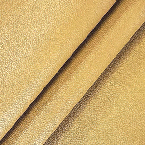 Ecopelle Lucida Similpelle 140x340 cm Rivestimento Pelle Sintetica Arredamento Oro