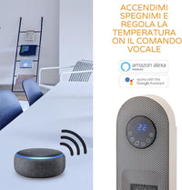 Bimar Termoventilatore Wi-Fi Colonna AMA10 Ceramica Controllo Vocale Timer 12h Basso Consumo