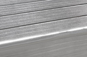 Tovaglia Cucina Antimacchia 140x180 Cm Metallizzata Lucida Grigia Copritavolo Pvc Decorato Dis_A