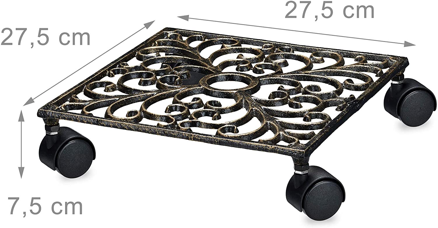 Portapiante quadrato in ghisa su rotelle 13_0002225_2