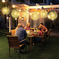 2 Luci a Sfera a LED di Natale, Luce a Sfera Sospese per Esterni con Luci Calde, per Casa, Giardino, Feste