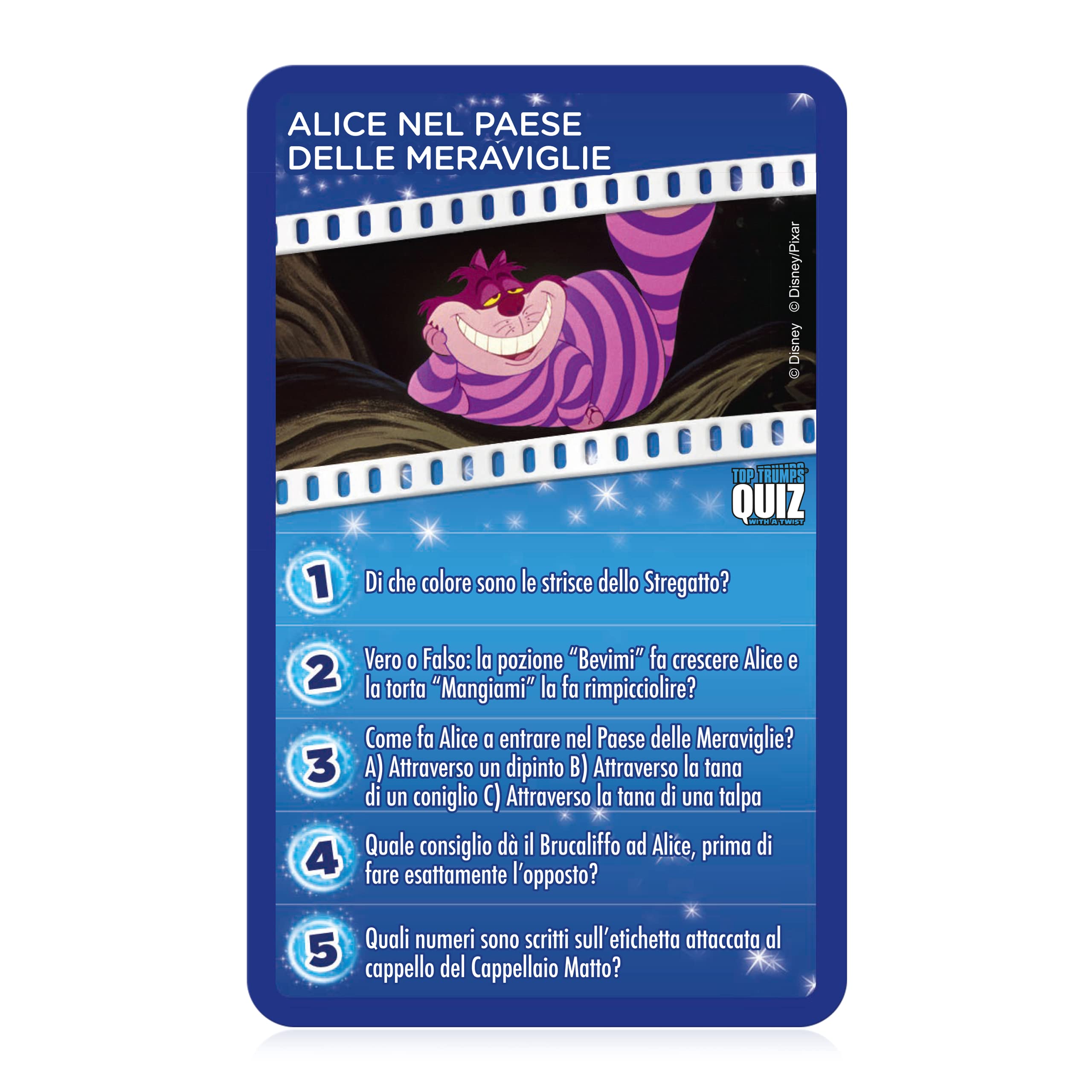 TOP TRUMPS QUIZ - DISNEY