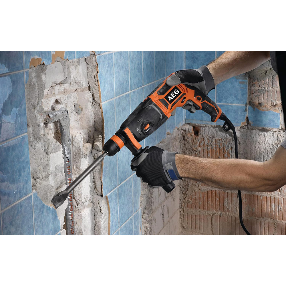 TRAPANO TASSELLATORE SDS-PLUS 800W 24mm SCALPELLATORE 3 MODALITA' KH 24IXE AEG 4935451553