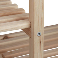 Scaffale per piante in legno scala portavaso decorazione naturale 13_0001142