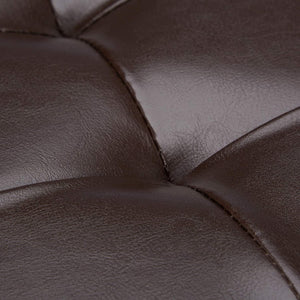 Panca da ingresso scarpiera panca sgabello 90,5 cm marrone 13_0000352