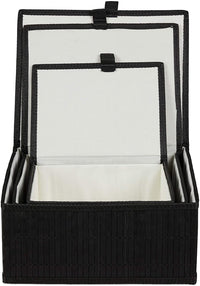 Set di 3 cestini portaoggetti decorativi in ​​bambù nero 13_0002491_2
