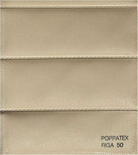 Tessuto Ecopelle Nautica Tappezzeria Alta Qualità "POPPATEX RIGA" - Colore Tortora 50 - Morbida e Resistente - Vendita al Metro - H.140
