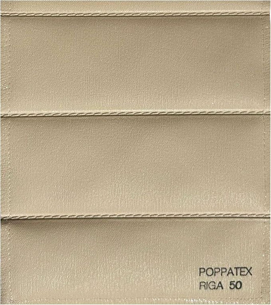 Tessuto Ecopelle Nautica Tappezzeria Alta Qualità "POPPATEX RIGA" - Colore Tortora 50 - Morbida e Resistente - Vendita al Metro - H.140