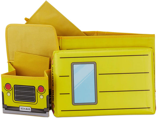 Sgabello pouf cassapanca portagiochi pouf pieghevole per bambini giallo 13_0002812_3