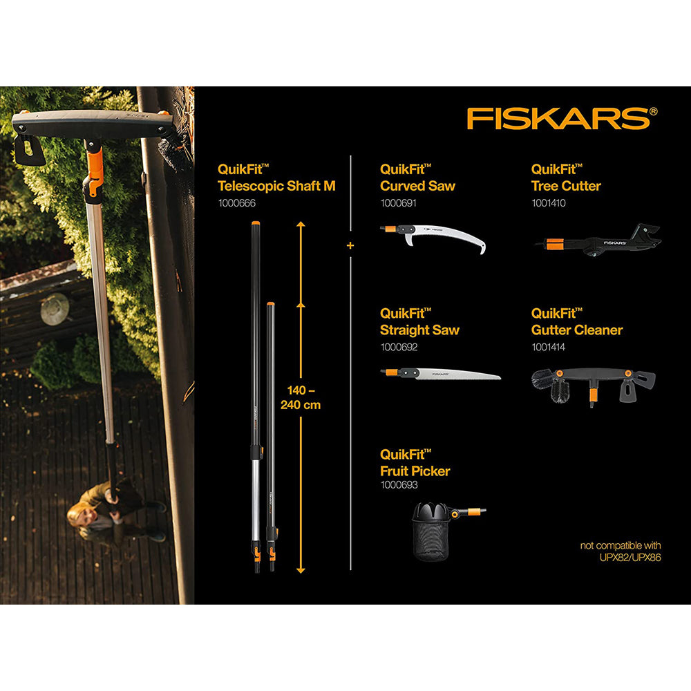 SVETTATOIO TRONCARAMI CESOIA CESOIE PER RAMI Ø32mm ACCESSORIO ASTA FISKARS 1100223