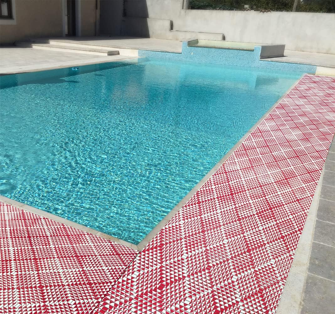 Passatoia Gomma Rotolo 15 MT Tappeto Morbido Piscina Cucina Bagno Tovaglia Ripiano Bar Dis.C