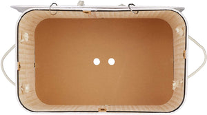 Cesto portabiancheria cesto 2 scomparti con sacco 95 litri bambù bianco 13_0001904_2