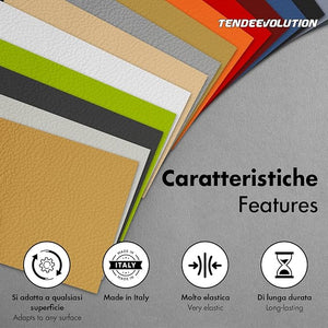 Ecopelle di Alta Qualità "Vanessa" - Colore Argento 19  - Morbida e Resistente - Vendita al Mezzo Metro