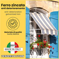 Asta Di Manovra Per Tenda Da Sole Varie Misure, Bastone Universale Per Tende (AVORIO 2,2 METRI)