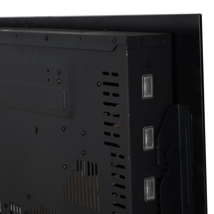 EasyComfort Camino Elettrico da Parete Potenza 1000W/2000W Effetto Fiamma 7 Colori con Telecomando 90 × 9.5 × 56cm