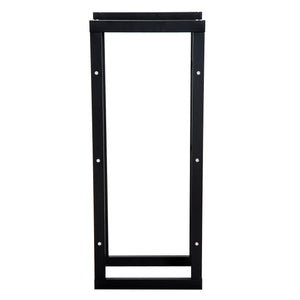 EasyComfort Scaffale Porta Legna Legnaia Verticale Supporto per Legna Portata 100kg Metallo 40 × 25 × 100cm