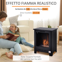 Easycomfort Caminetto a Bioetanolo Più Efficiente ed Ambientale Capacità Massima Combustile 0.9 Litri per una Fiamma fino a 3 Ore