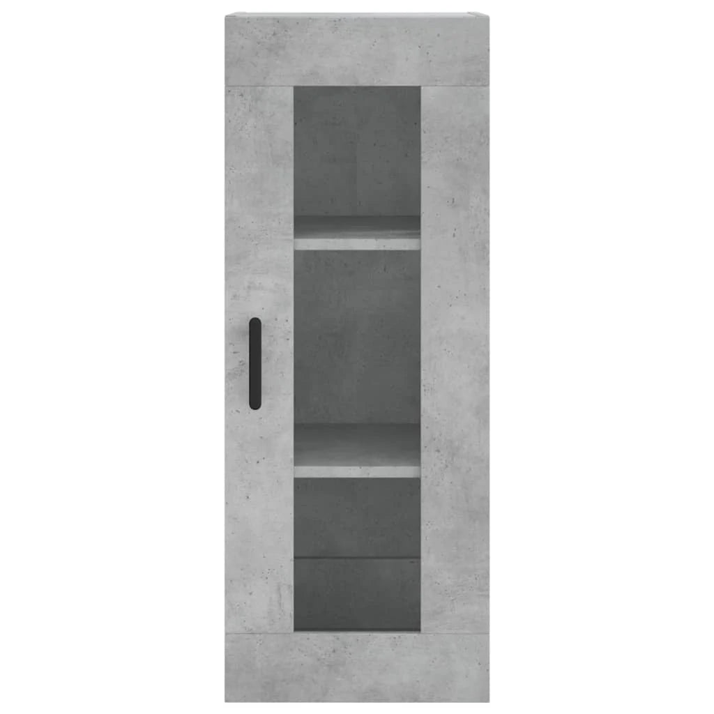 Buffet credenza cassettiera mobiletto mobile contenitore organizer cucina soggiorno salotto alto 34,5 x 34 x 180 cm legno ingegnerizzato grigio 02_0034418