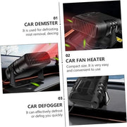 Kachel per auto 12V, riscaldamento e sbloccamento rapido, adatto per vetri anteriori, compatta e facile da installare, per uso in movimento, realizzata con materiali sviluppati specificamente per l'industria automobilistica.