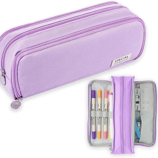 Organizzatore per scuola - Etui per matite e penne - Accessorio per scrittura - Scatola per pastelli e penne - Materiale scolastico - Regalo per bambini e adulti