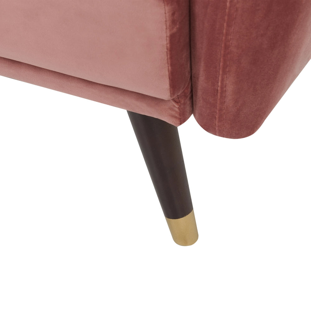 Divano letto rosa letto trasformabile in velluto tappezzeria elegante glam moderno soggiorno camera da letto