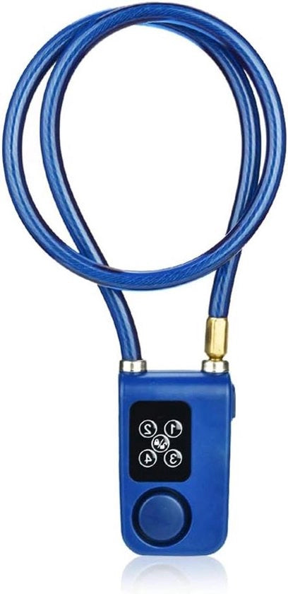 Alarmito Slimo senza Chiave 110dB con Slot Anti-furto e Impermeabile per Biciclette - Blu